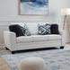 Enea Light Gray 84" Sofa with Pillows