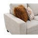 Enea Taupe 84" Sofa with Pillows