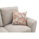 Enea Taupe 64" Loveseat with Pillows