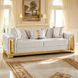 Valdosta Beige Living Room Set with Pillows