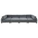 Dagenham Gray 178" Modular Sectional with Sleeper