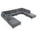 Dagenham Gray 178" Modular Sectional with Sleeper