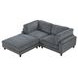 Dagenham Gray 89" Modular Sectional