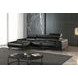 Vadso Black 111" LAF Sectional with Adjustable Headrest