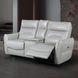 Terentius Taupe 63" Power Reclining Loveseat with Storage
