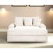 Veyrier White 64" Arm Chaise