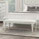Stella Mia Creamy White Accent Bench