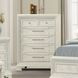 Stella Mia Creamy White 6 Drawer Chest