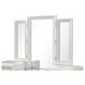 Stella Mia Creamy White Vanity Set with Stool