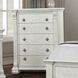 Promenade Wire Brushed White 5 Drawer Chest