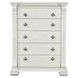 Promenade Wire Brushed White 5 Drawer Chest