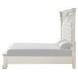 Promenade Wire Brushed White Queen Upholstered Panel Bed