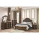 Leovanni Dark Brown Panel Bedroom Set