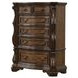 Leovanni Dark Brown Panel Bedroom Set