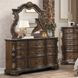 Leovanni Dark Brown 9 Drawer Dresser