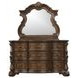 Leovanni Dark Brown Dresser Mirror