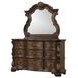 Leovanni Dark Brown Dresser Mirror
