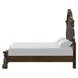 Leovanni Dark Brown King Upholstered Panel Bed
