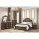 Leovanni Dark Brown Panel Bedroom Set