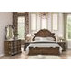 Leovanni Dark Brown Panel Bedroom Set