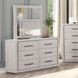 Crowthorne White Oak 6 Drawer Dresser