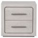 Crowthorne White Oak 2 Drawer Nightstand with USB Charging