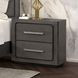 Crowthorne Warm Gray 2 Drawer Nightstand with USB Charging