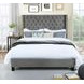 Ryleigh Gray Queen Upholstered Platform Bed