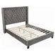 Ryleigh Gray Queen Upholstered Platform Bed