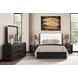 Osterley Black Queen Upholstered Panel Bed