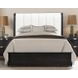 Osterley Black Queen Upholstered Panel Bed