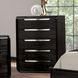 Osterley Black 5 Drawer Chest