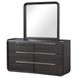 Osterley Black 6 Drawer Dresser
