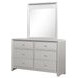 Bryne Champagne Rectangular Dresser Mirror