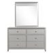 Bryne Champagne Rectangular Dresser Mirror