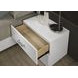 Stoholm White 2 Drawer Nightstand