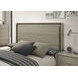 Rainier Gray King Panel Bed with LED