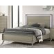 Rainier Gray King Panel Bed with LED