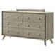 Rainier Gray Panel Bedroom Set with LED