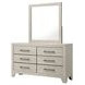 Dubuque Light Gray 6 Drawer Dresser