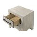Dubuque Light Gray 2 Drawer Nightstand