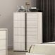 Horten White Wash Panel Bedroom Set with LED Light