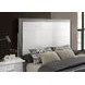 Hazeline White King Panel Bed with LED