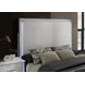 Hazeline White King Panel Bed with LED