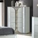 Cleburne Light Gray Panel Bedroom Set with LED