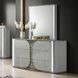 Cleburne Light Gray Panel Bedroom Set with LED