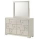 Holsted White 6 Drawer Dresser