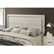 Farsund Dusty Gray King Panel Bed with LED