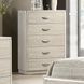 Farsund Dusty Gray 5 Drawer Chest