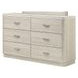 Farsund Dusty Gray Panel Bedroom Set with LED